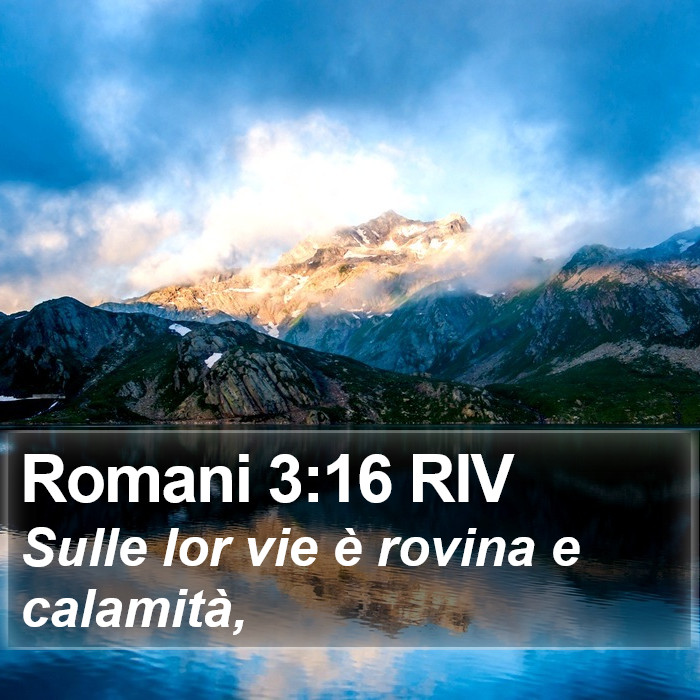 Romani 3:16 RIV Bible Study