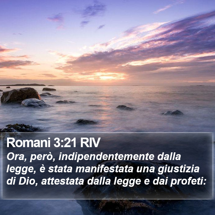 Romani 3:21 RIV Bible Study