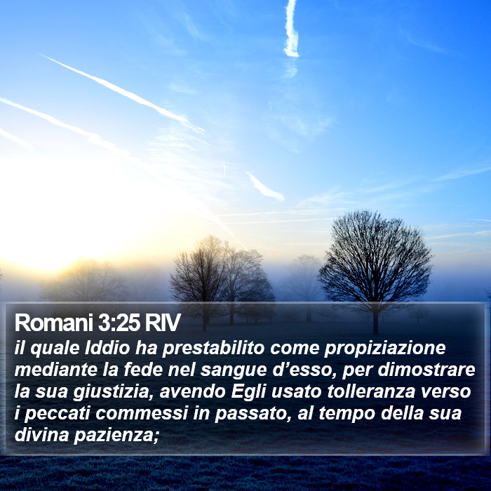 Romani 3:25 RIV Bible Study