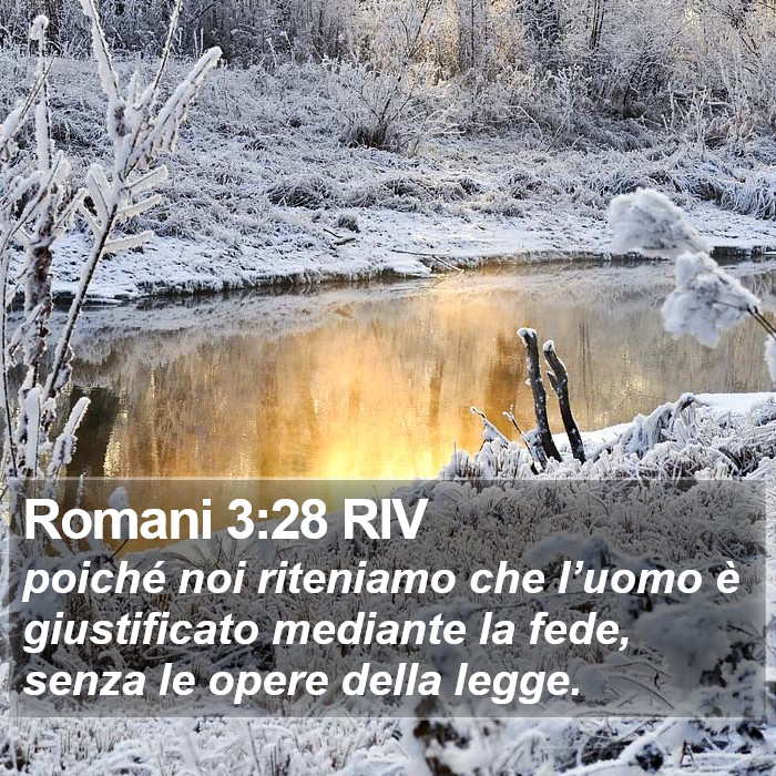 Romani 3:28 RIV Bible Study
