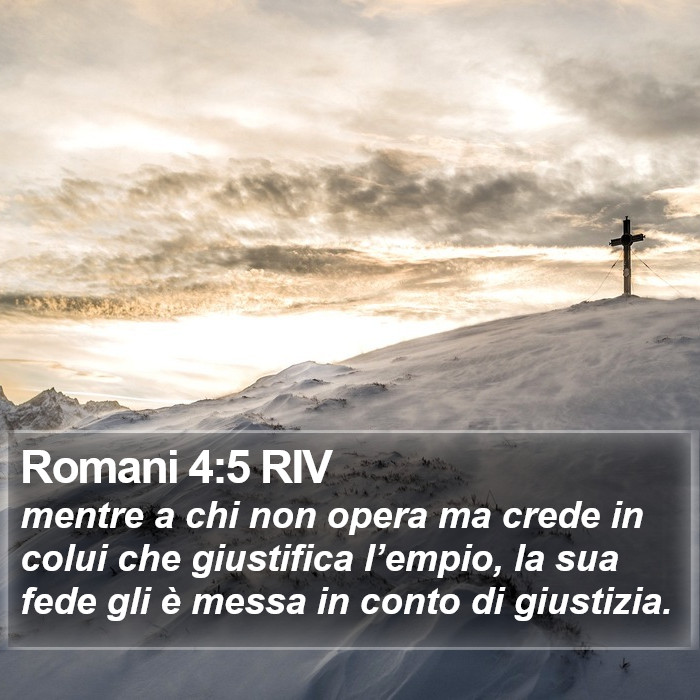 Romani 4:5 RIV Bible Study