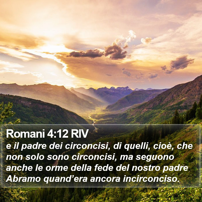 Romani 4:12 RIV Bible Study