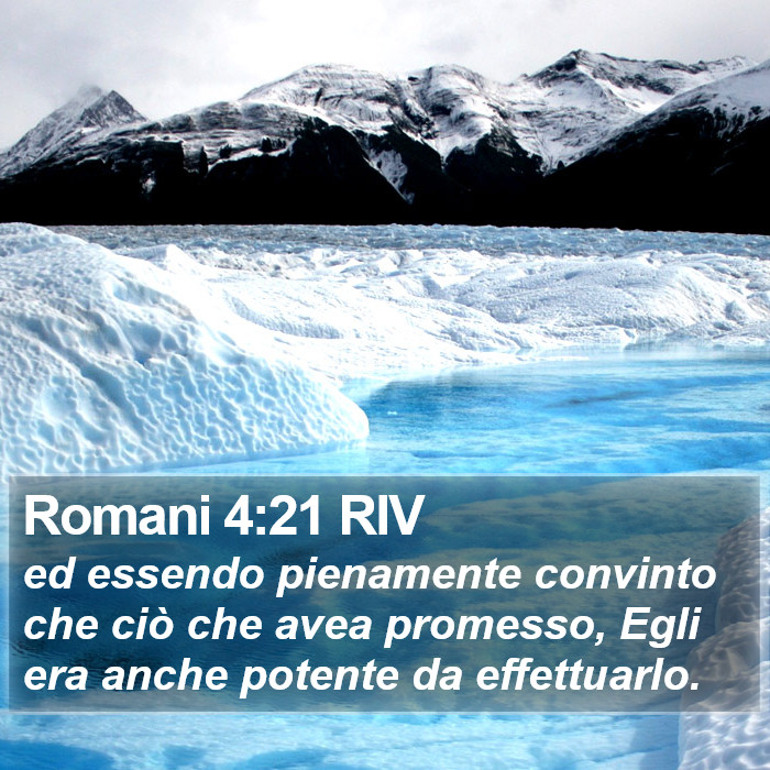 Romani 4:21 RIV Bible Study