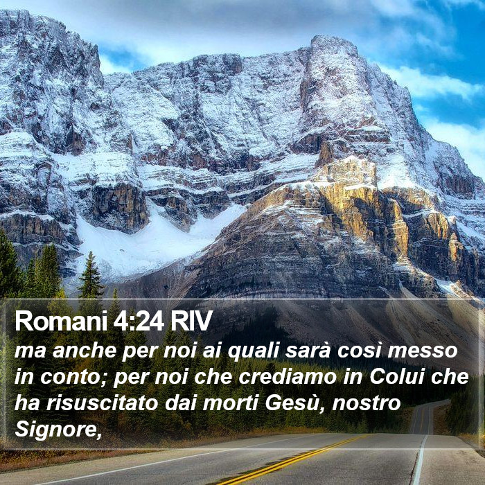 Romani 4:24 RIV Bible Study