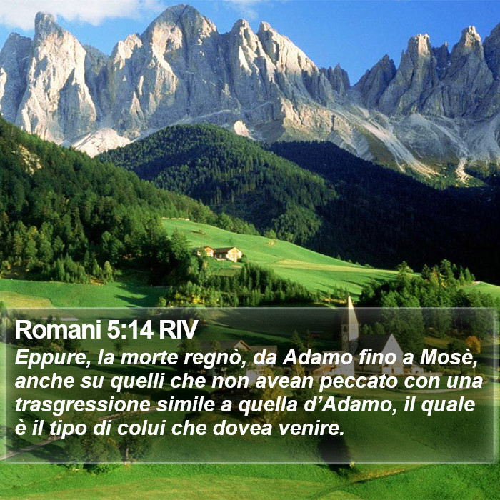 Romani 5:14 RIV Bible Study