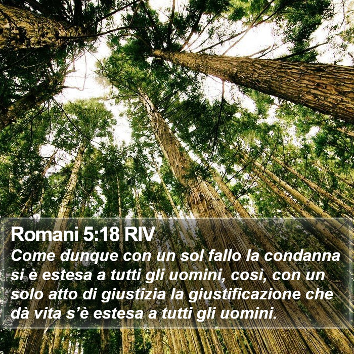 Romani 5:18 RIV Bible Study