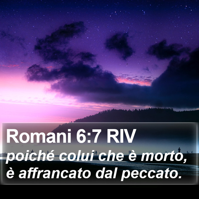 Romani 6:7 RIV Bible Study