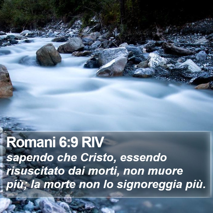 Romani 6:9 RIV Bible Study