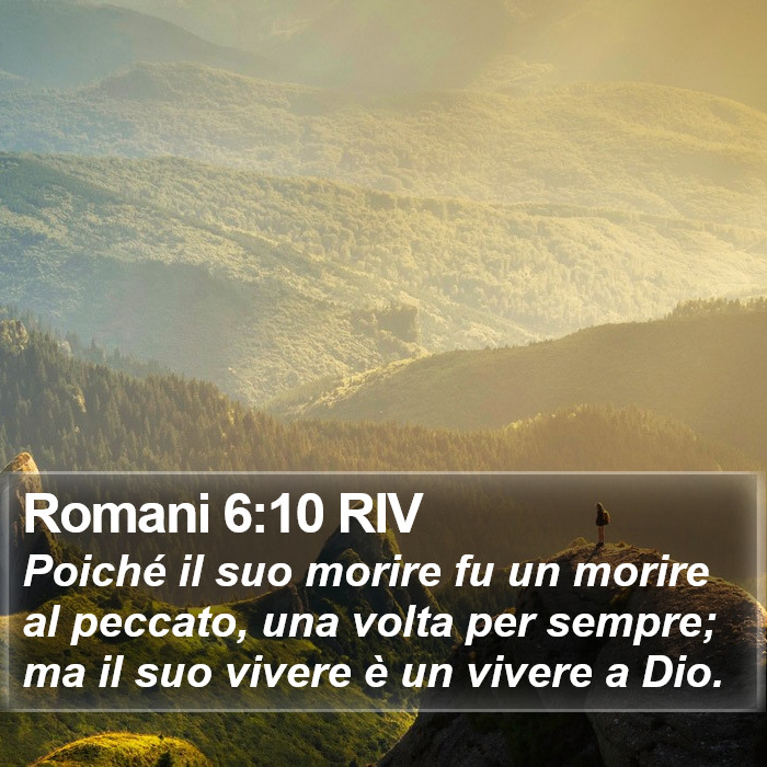 Romani 6:10 RIV Bible Study