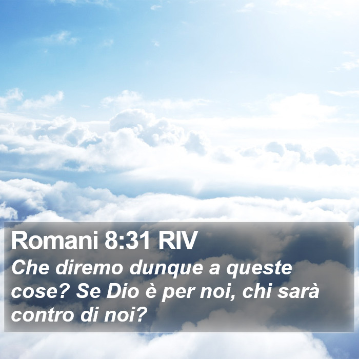 Romani 8:31 RIV Bible Study