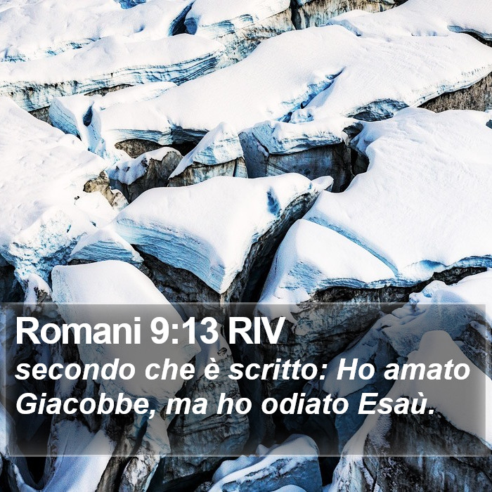 Romani 9:13 RIV Bible Study