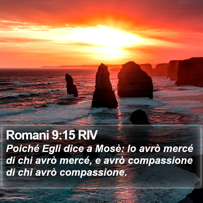 Romani 9:15 RIV Bible Study