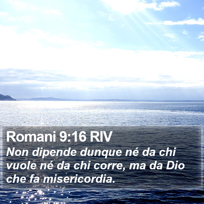 Romani 9:16 RIV Bible Study