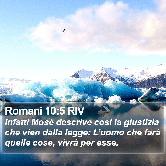 Romani 10:5 RIV Bible Study