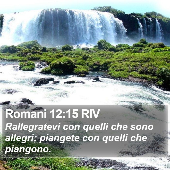 Romani 12:15 RIV Bible Study