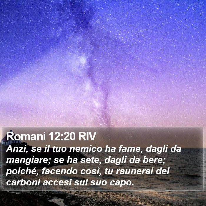 Romani 12:20 RIV Bible Study