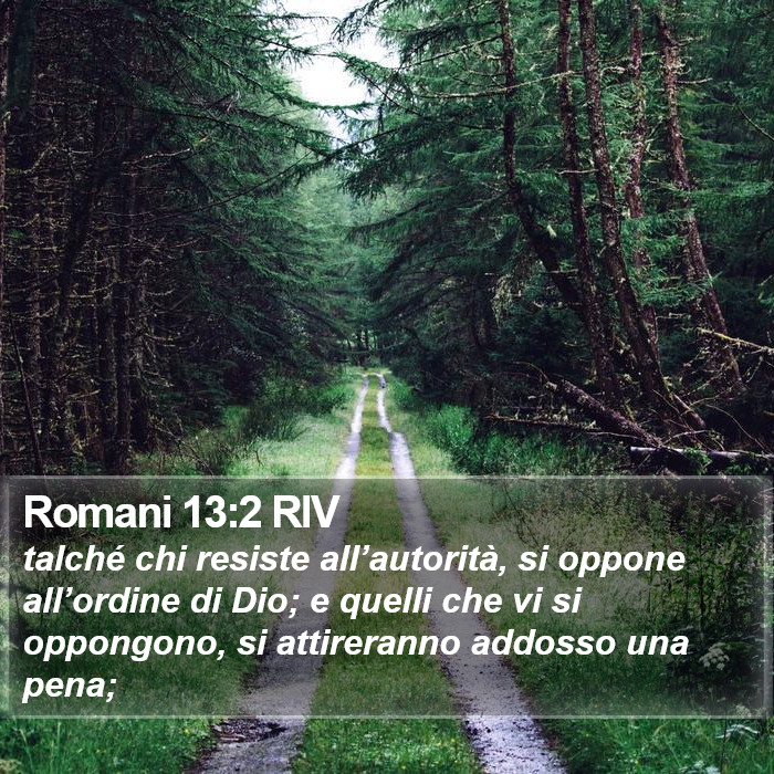 Romani 13:2 RIV Bible Study