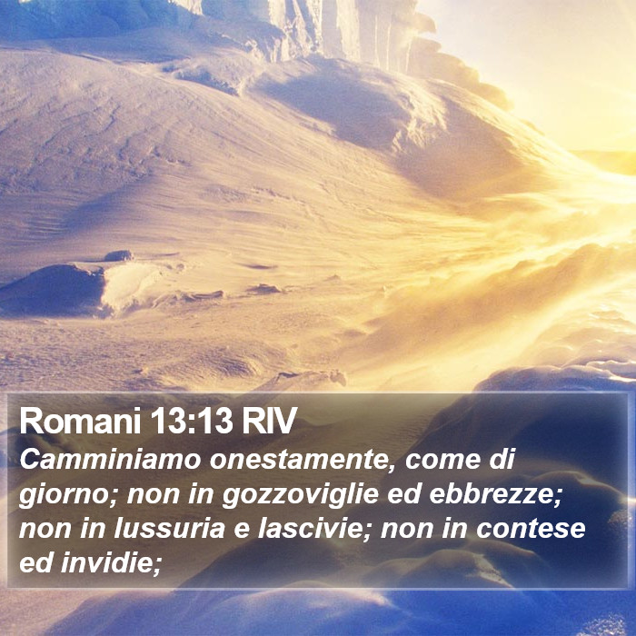 Romani 13:13 RIV Bible Study