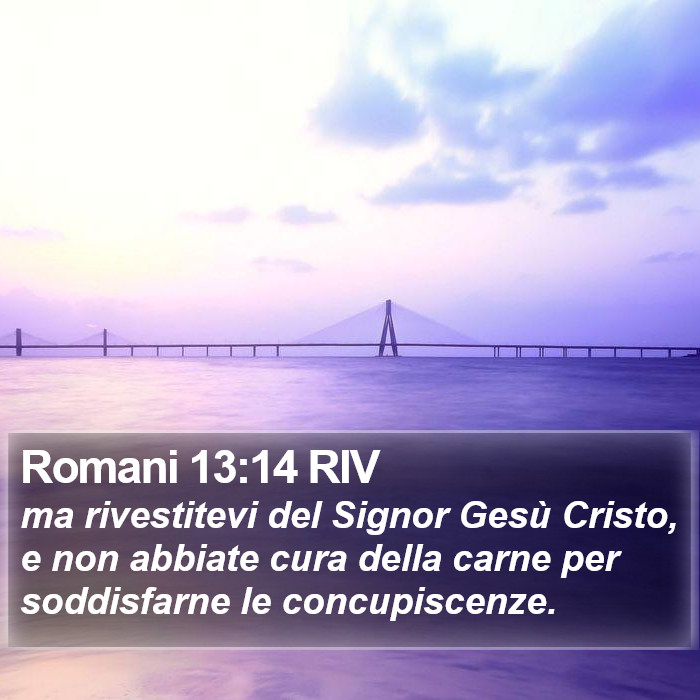 Romani 13:14 RIV Bible Study