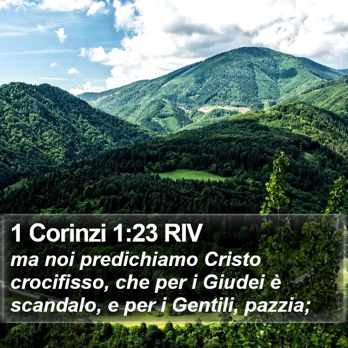 1 Corinzi 1:23 RIV Bible Study