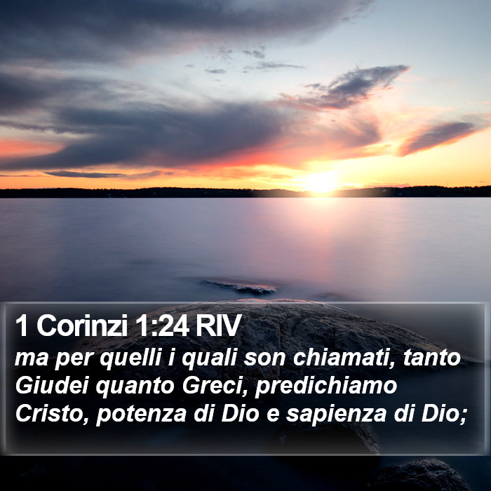 1 Corinzi 1:24 RIV Bible Study