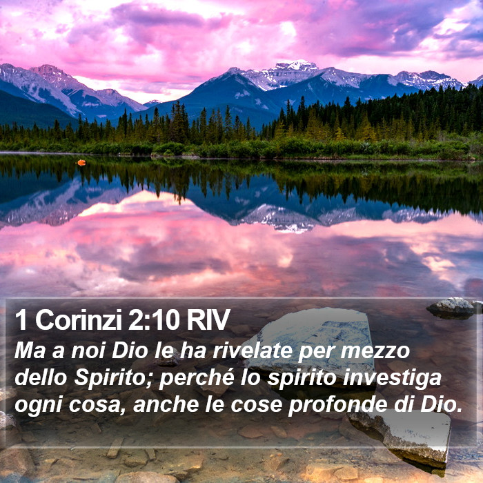 1 Corinzi 2:10 RIV Bible Study