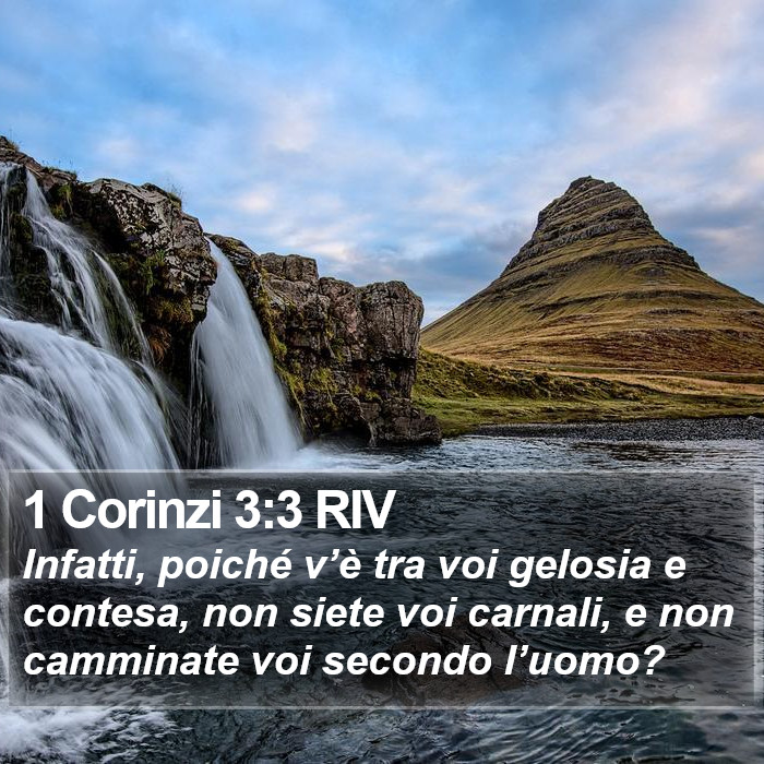 1 Corinzi 3:3 RIV Bible Study