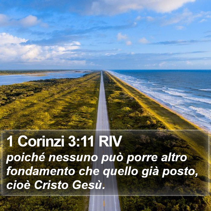 1 Corinzi 3:11 RIV Bible Study