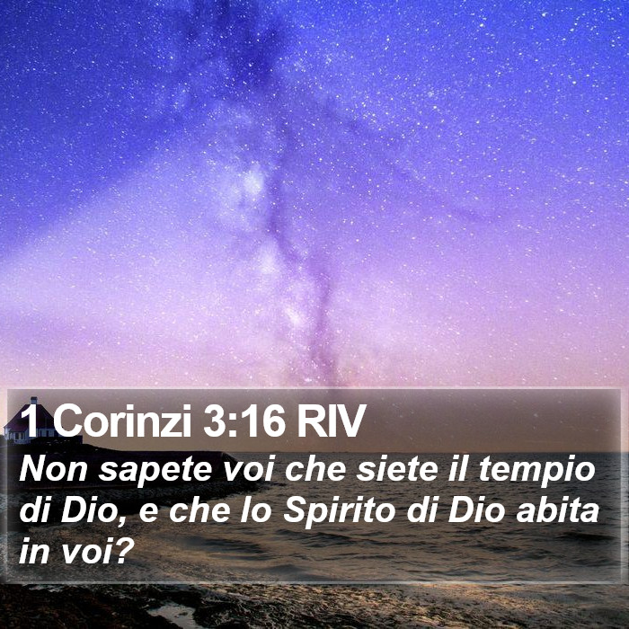 1 Corinzi 3:16 RIV Bible Study