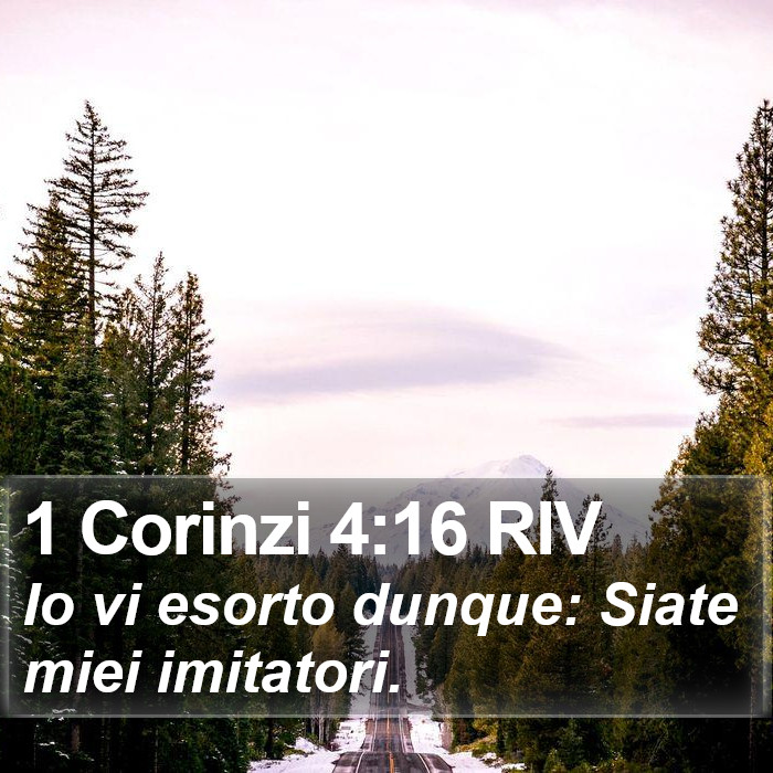 1 Corinzi 4:16 RIV Bible Study