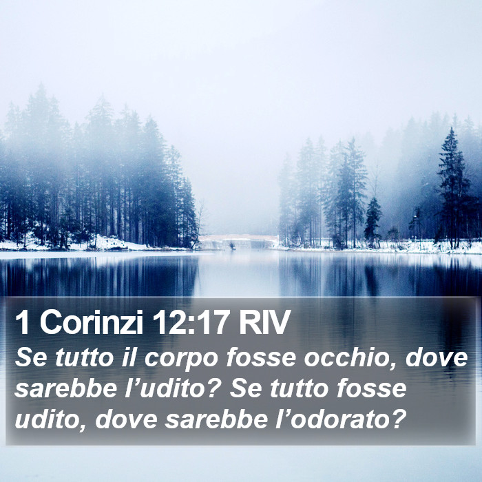 1 Corinzi 12:17 RIV Bible Study