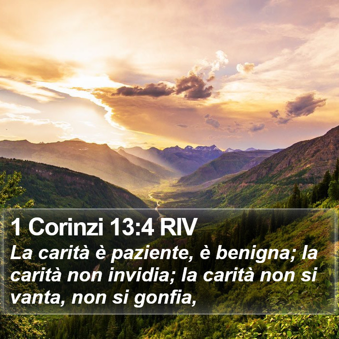 1 Corinzi 13:4 RIV Bible Study