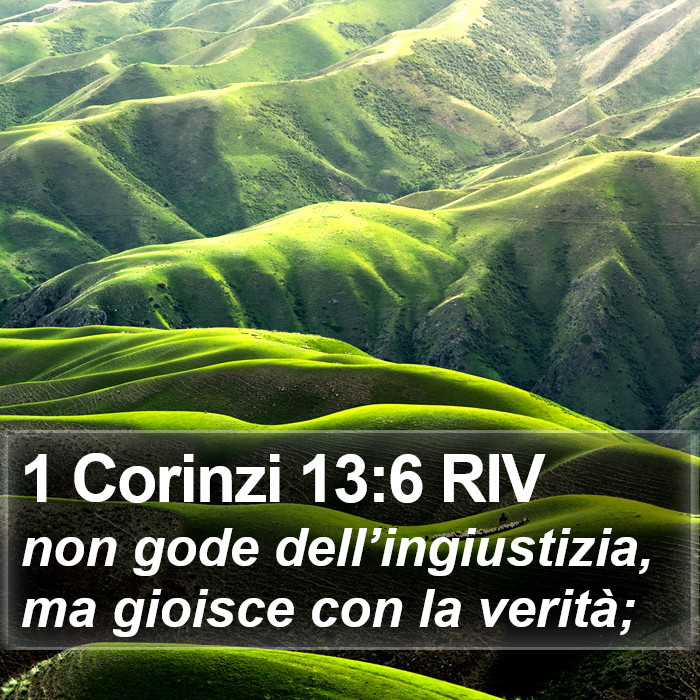 1 Corinzi 13:6 RIV Bible Study