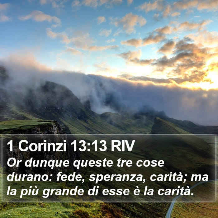 1 Corinzi 13:13 RIV Bible Study