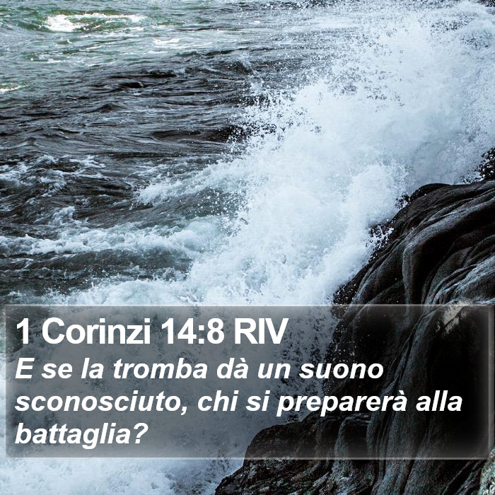 1 Corinzi 14:8 RIV Bible Study