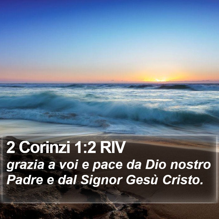 2 Corinzi 1:2 RIV Bible Study