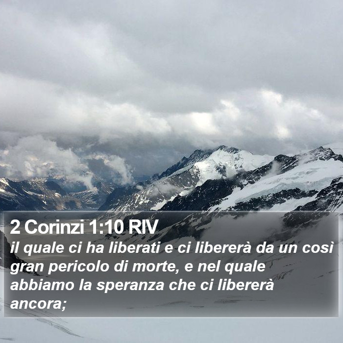 2 Corinzi 1:10 RIV Bible Study