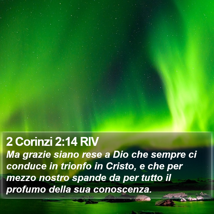 2 Corinzi 2:14 RIV Bible Study