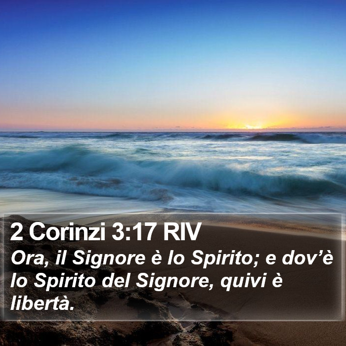 2 Corinzi 3:17 RIV Bible Study