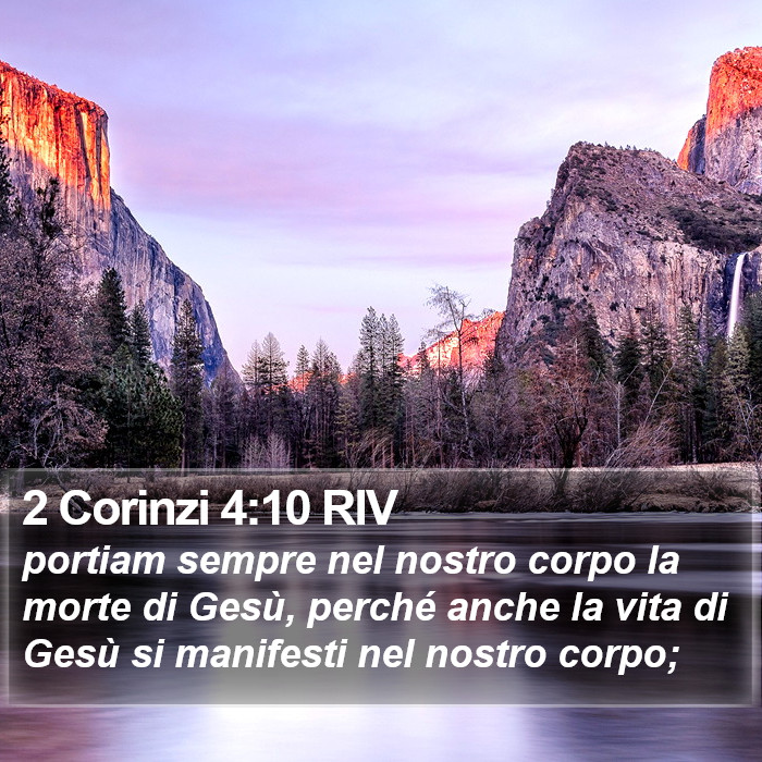 2 Corinzi 4:10 RIV Bible Study