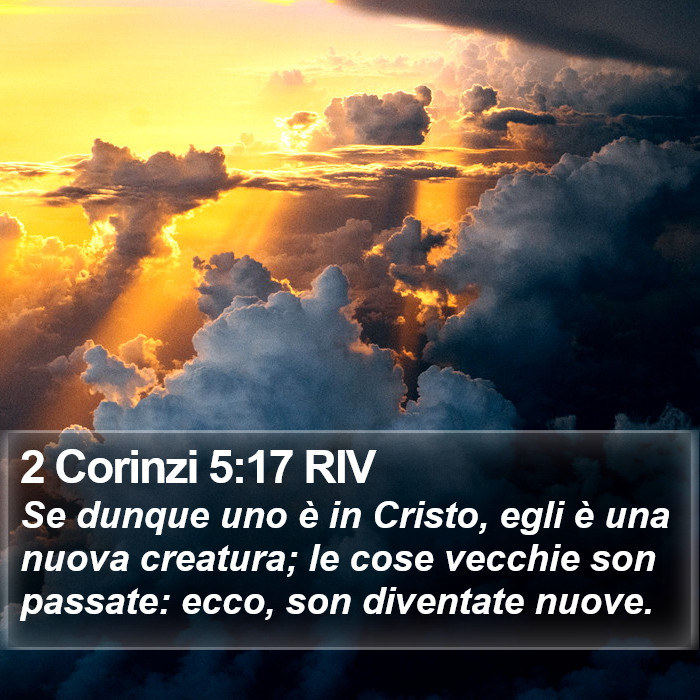 2 Corinzi 5:17 RIV Bible Study