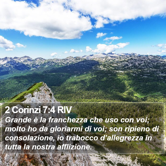 2 Corinzi 7:4 RIV Bible Study