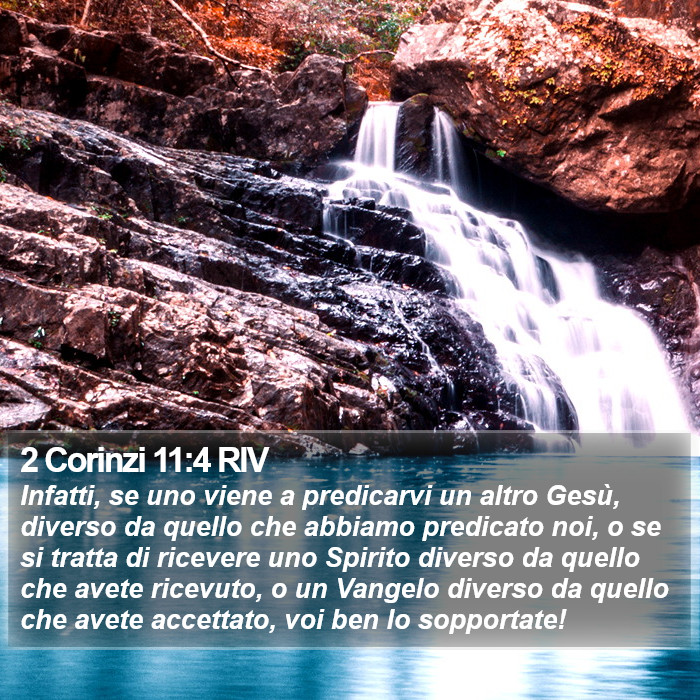 2 Corinzi 11:4 RIV Bible Study