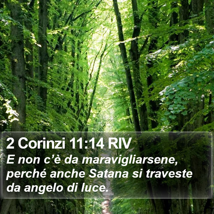 2 Corinzi 11:14 RIV Bible Study