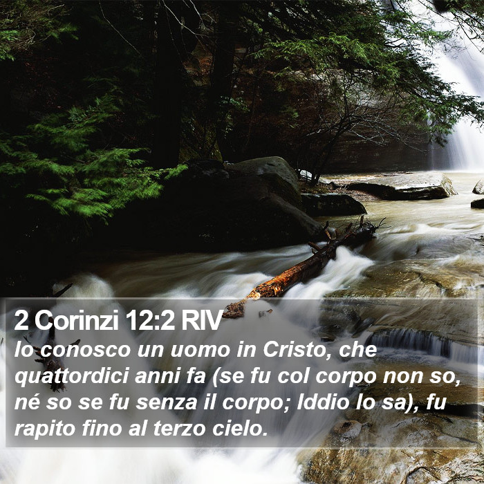 2 Corinzi 12:2 RIV Bible Study