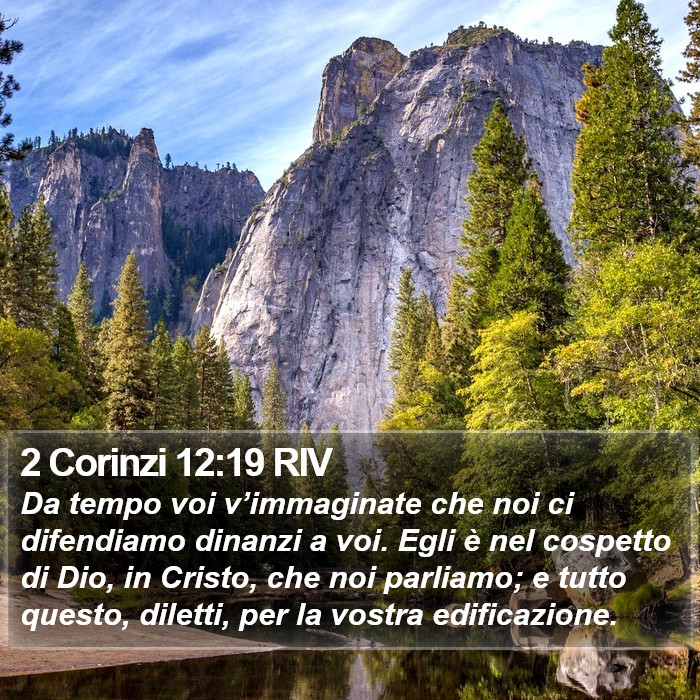 2 Corinzi 12:19 RIV Bible Study