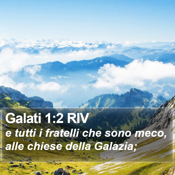 Galati 1:2 RIV Bible Study