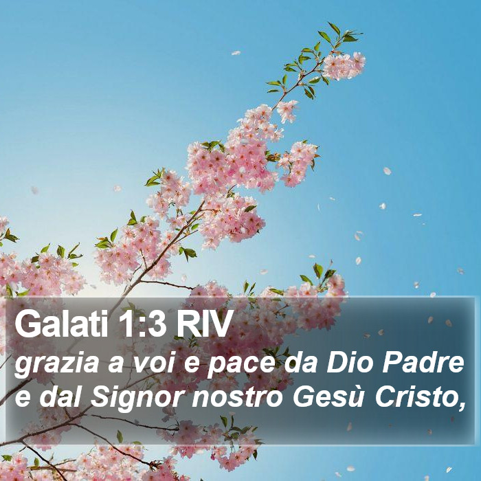 Galati 1:3 RIV Bible Study