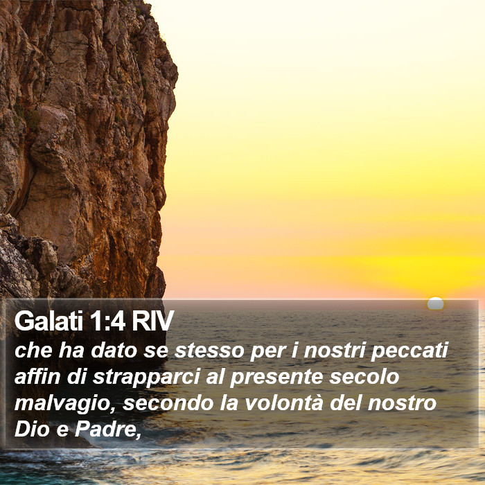 Galati 1:4 RIV Bible Study