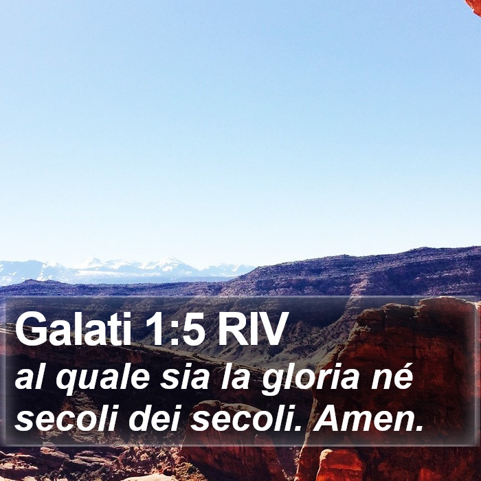 Galati 1:5 RIV Bible Study